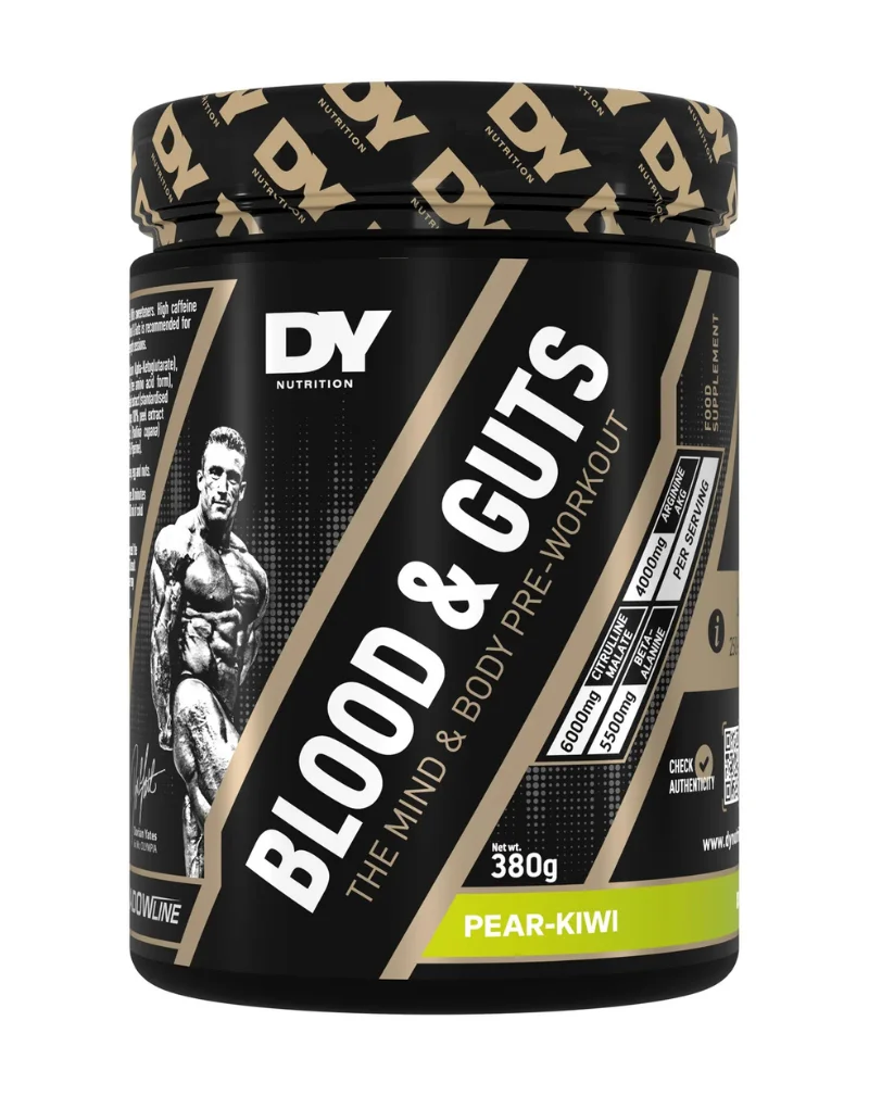 DY Nutrition Blood & Guts PWO, 380&nbsp;g