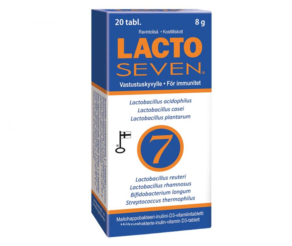 Lacto Seven, 20 tabl. (päiväys 5/24)