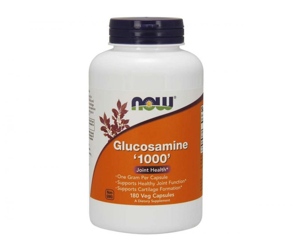 NOW Foods Glucosamine 1000 mg, 180 kaps. (päiväys 5/24)