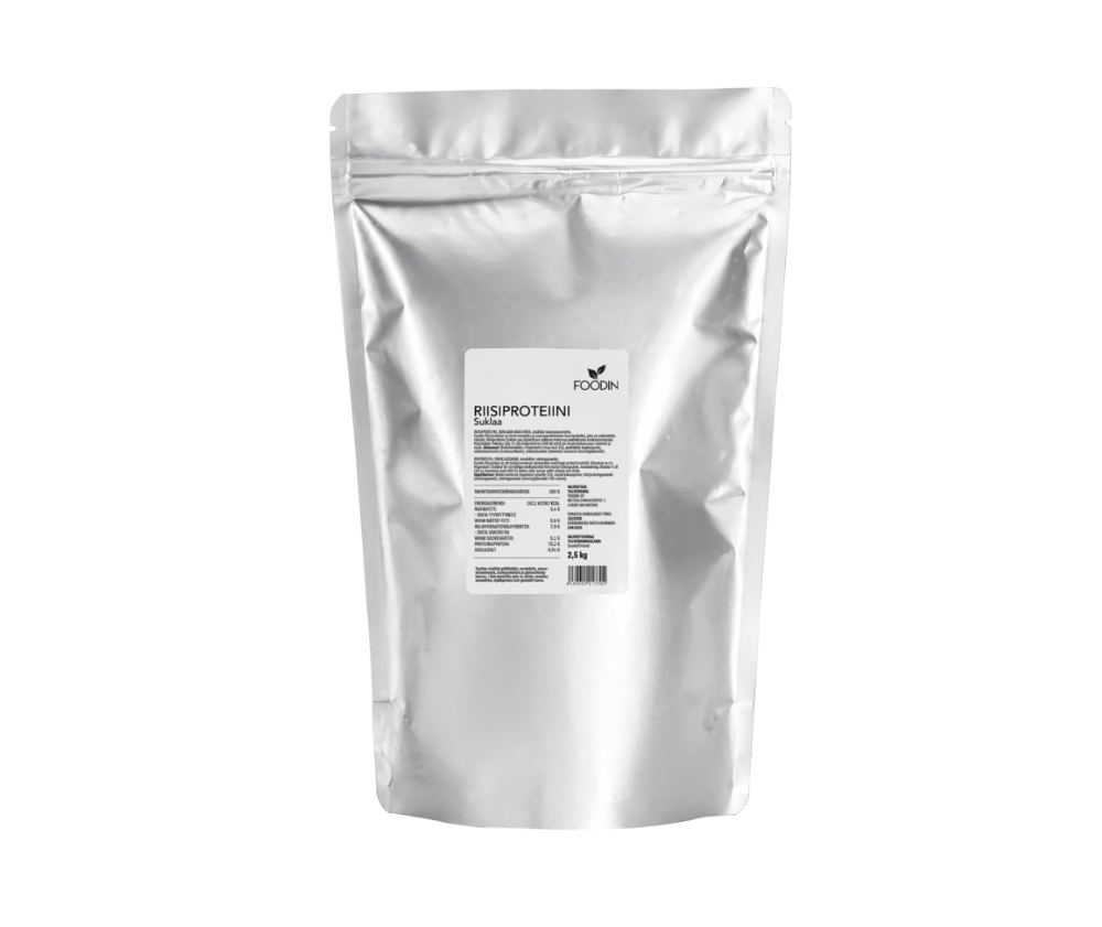 Foodin Riisiproteiini, 2,5&nbsp;kg, Suklaa