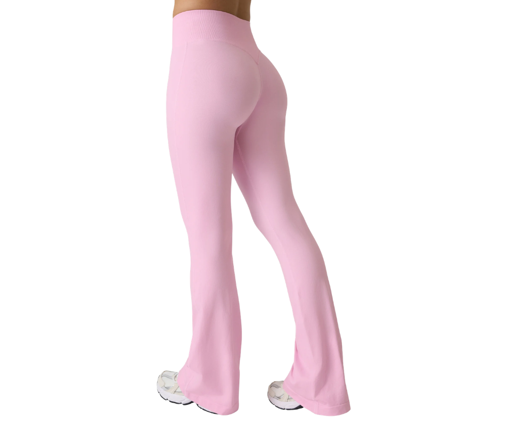 ICIW Smooth Seamless Flared Tights, Lady Pink