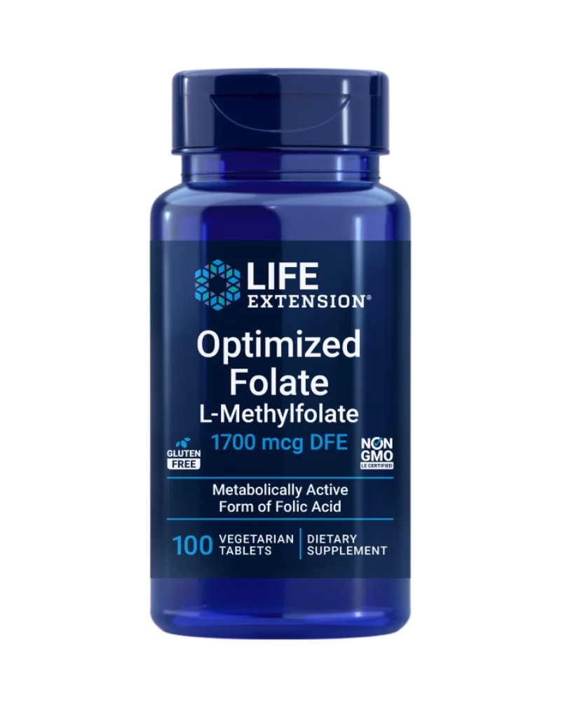 LifeExtension Optimized Folate, 100 tabl