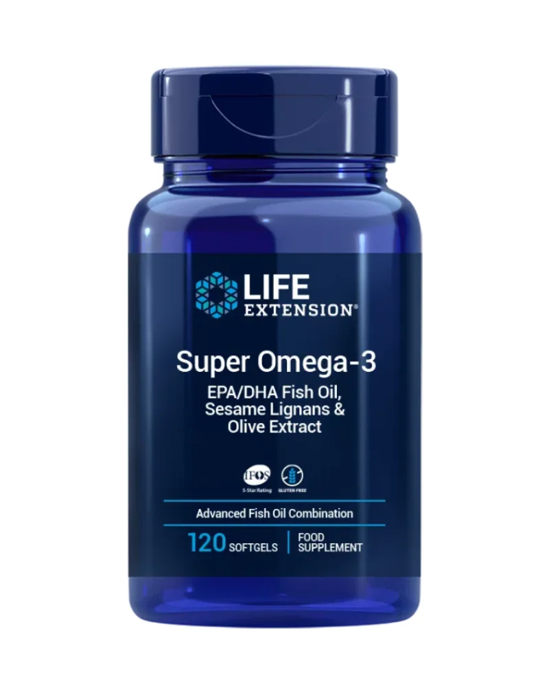 LifeExtension Super Omega-3, 120 kaps.