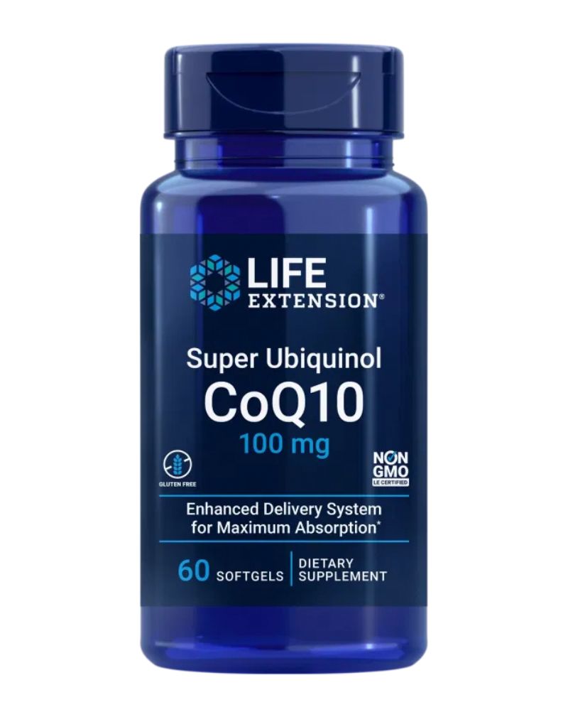 LifeExtension Super Ubiquinol CoQ10, 100 mg, 60 kaps.