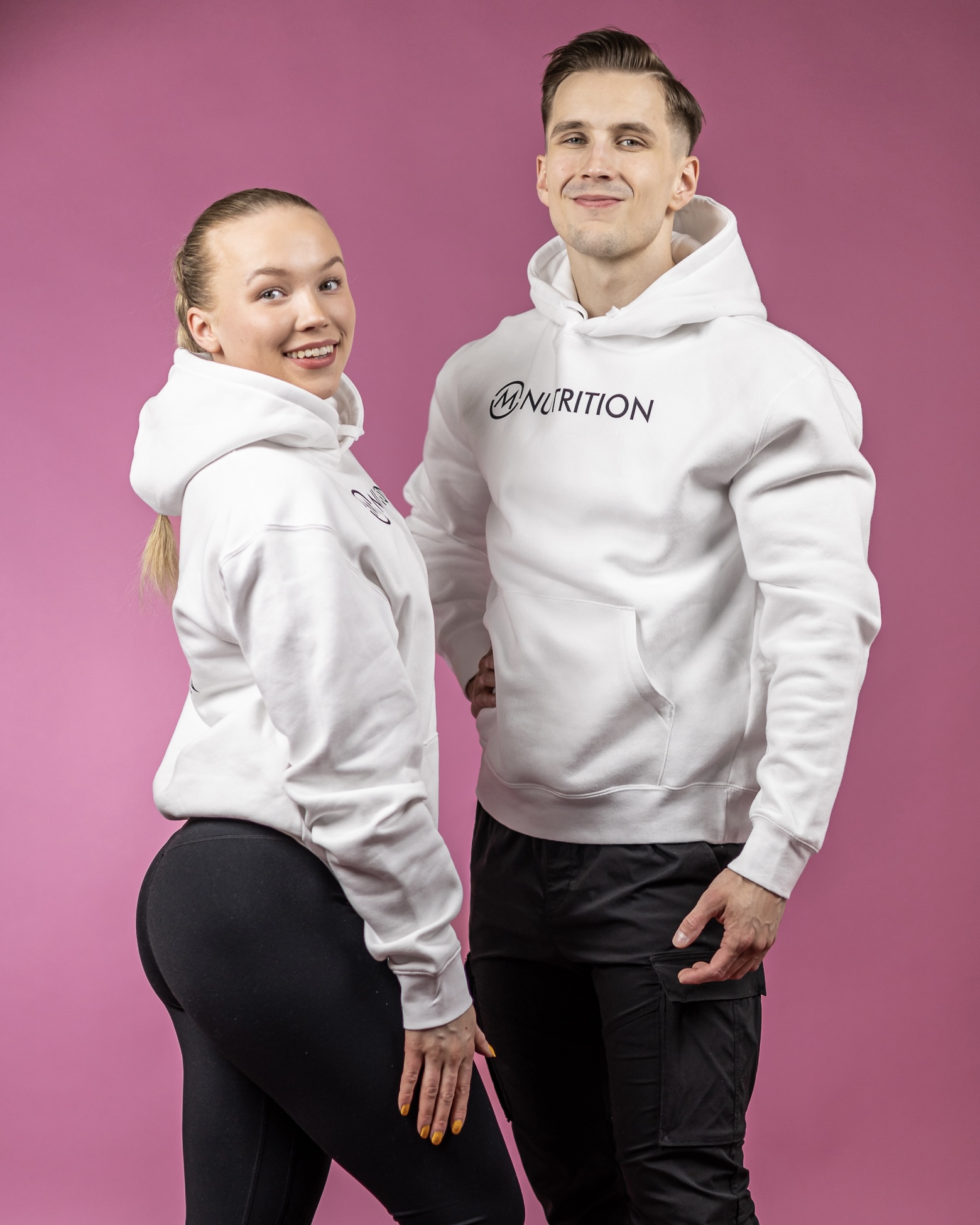 M-Nutrition Naisten huppari, Valkoinen