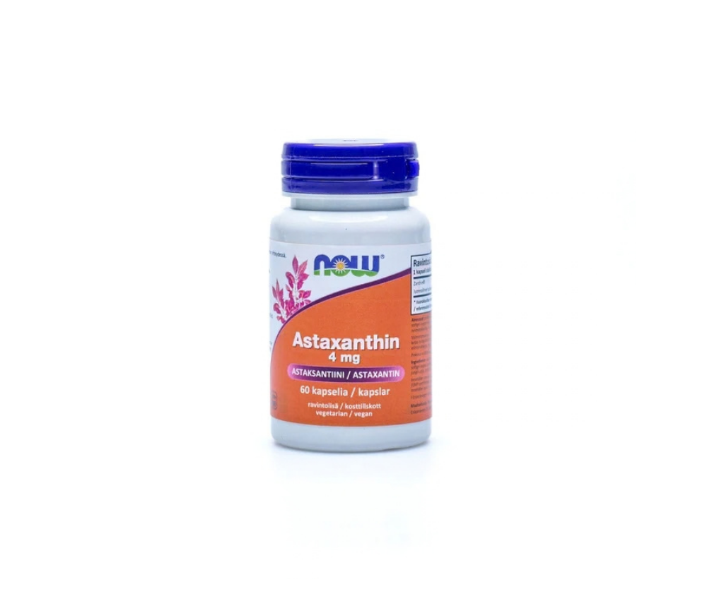 NOW Foods Astaxanthin 4 mg, 60 kaps.