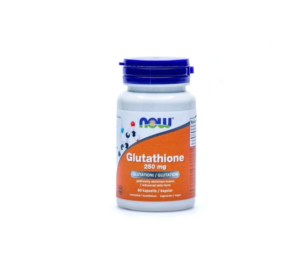 NOW Foods Glutathione 250 mg, 60 kaps.