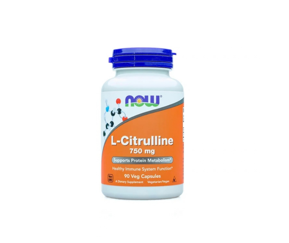 NOW Foods L-Citrulline 750 mg, 90 kaps.