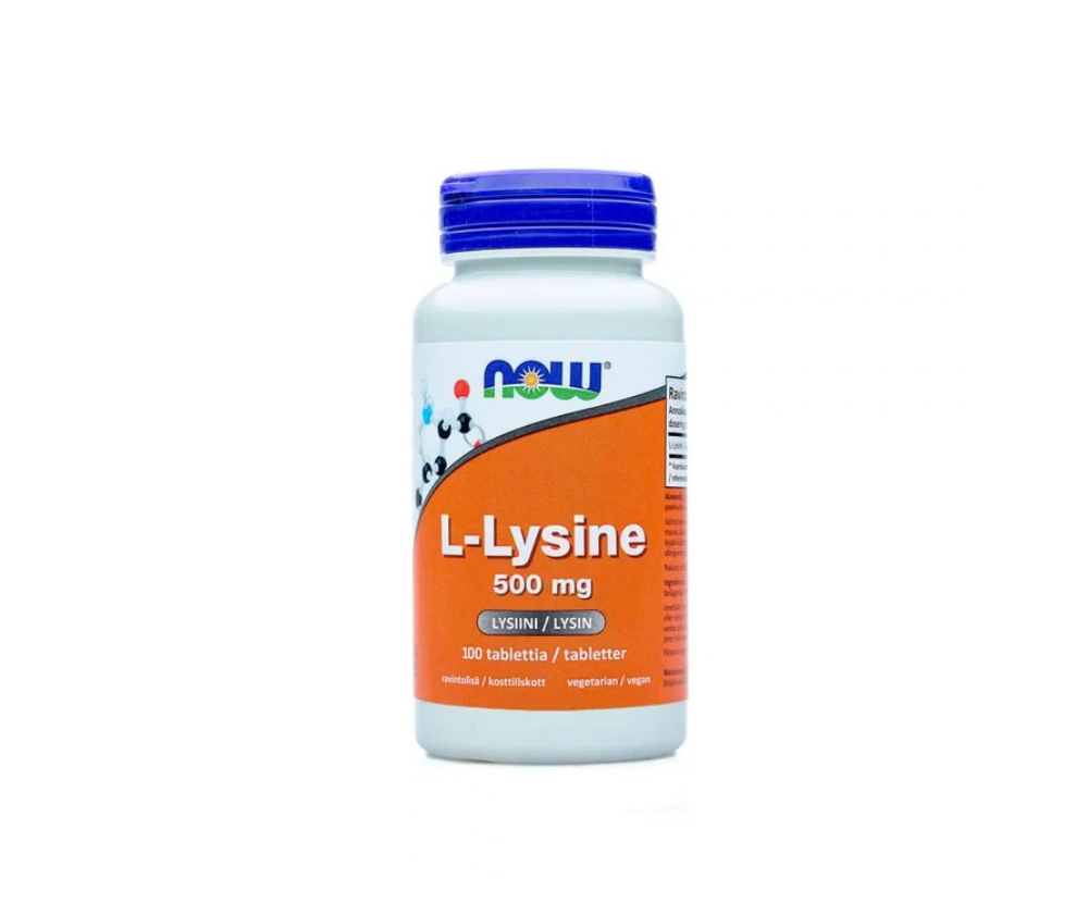 NOW Foods L-Lysine 500 mg, 100 tabl.