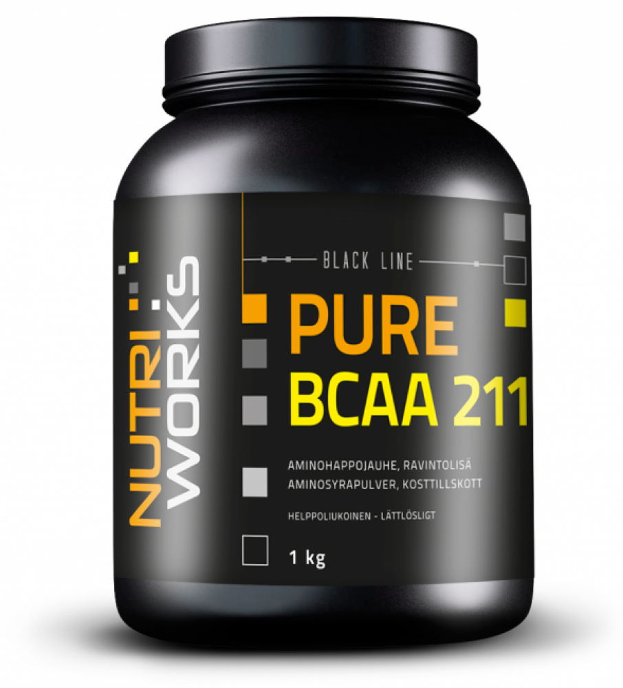 Nutri Works Black Line Pure BCAA 2:1:1, 1&nbsp;kg