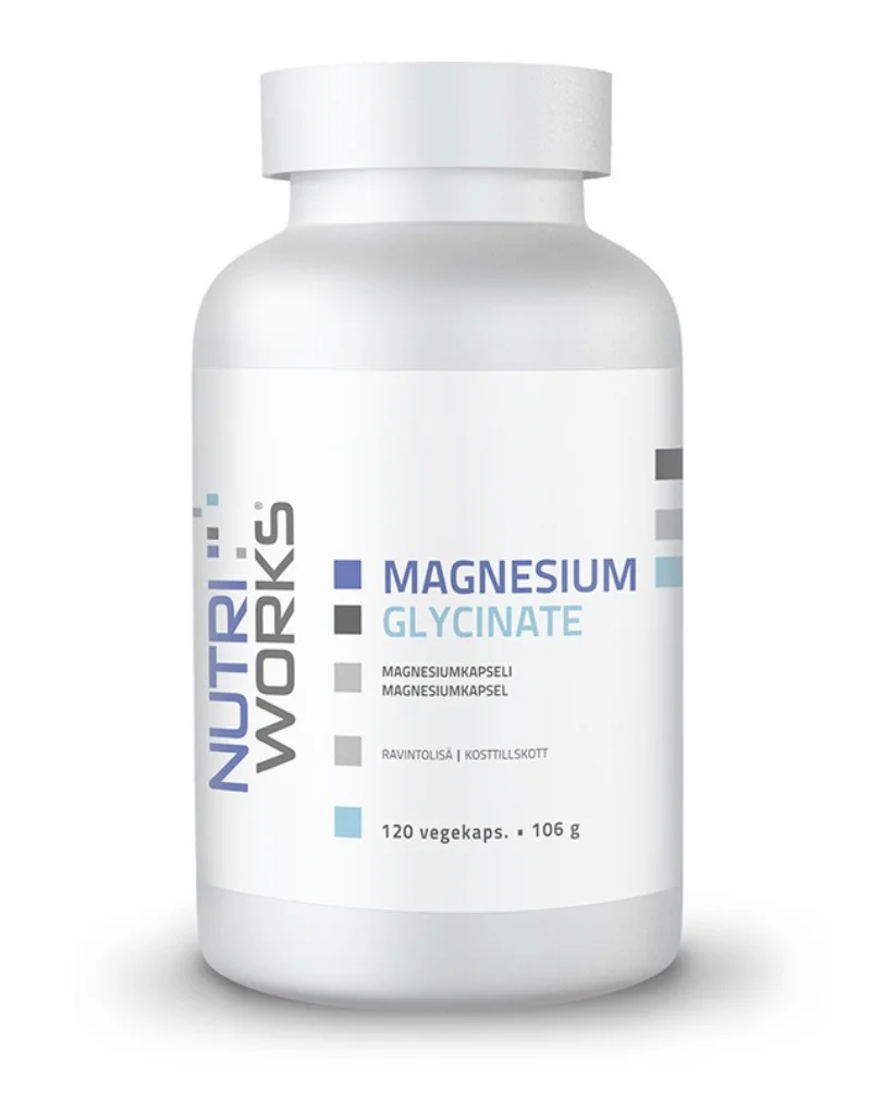 Nutri Works Magnesium Glycinate, 120 kaps.