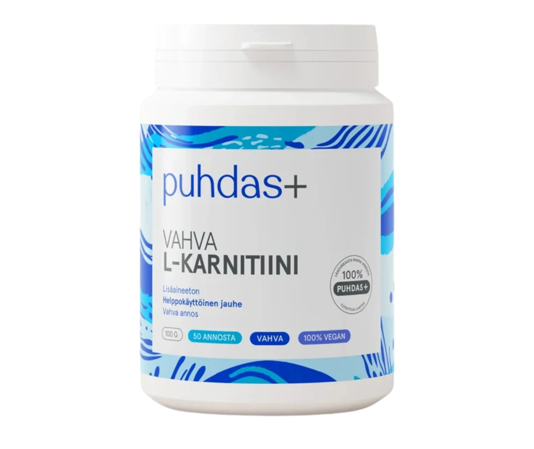 Puhdas+ L-Karnitiini, 100&nbsp;g