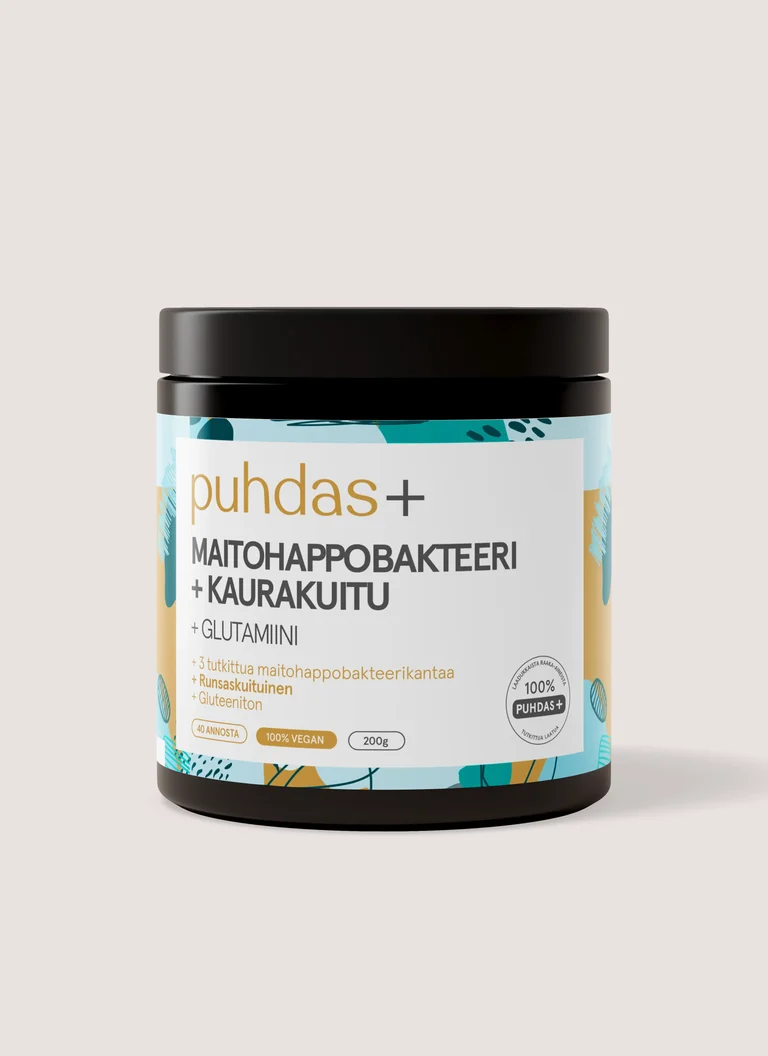 Puhdas+ Maitohappobakteeri + Kaurakuitu, 200&nbsp;g