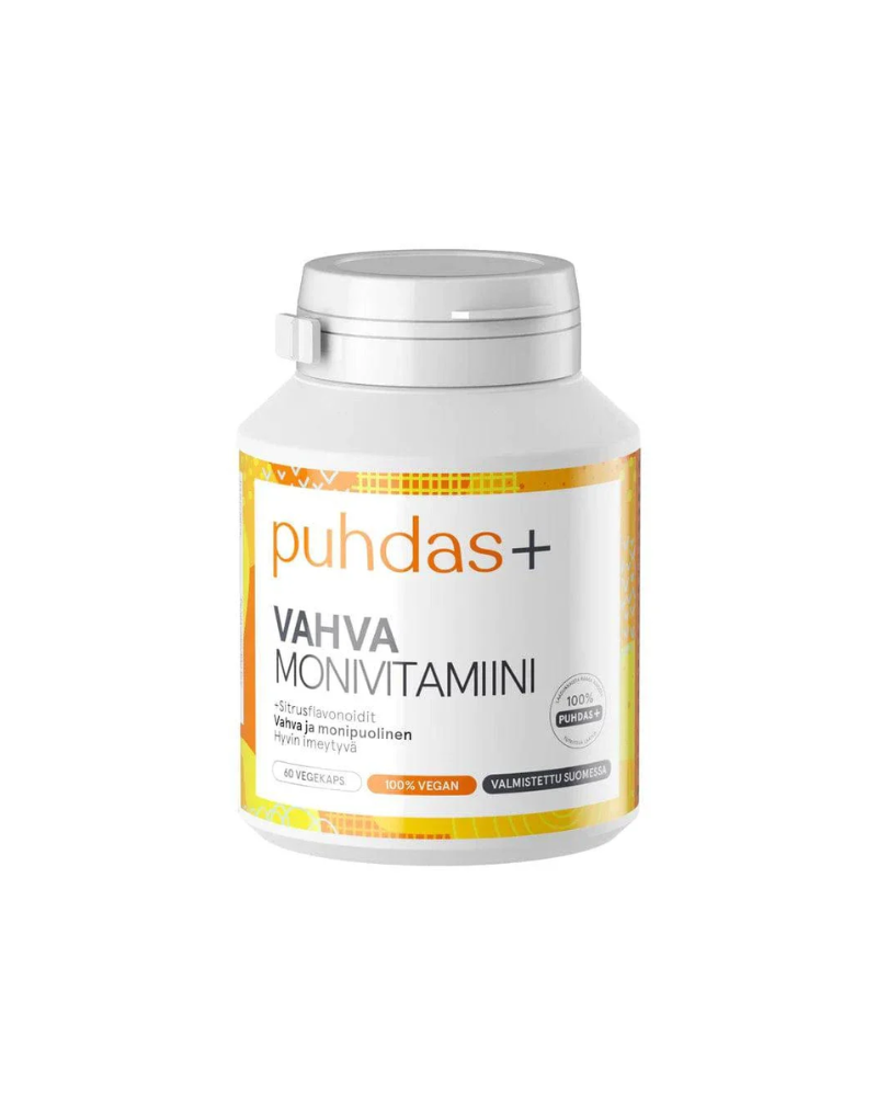 Puhdas+ Vahva Monivitamiini, 60 kaps.