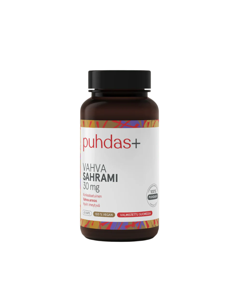 Puhdas+ Vahva Sahrami 30 mg, 60 kaps.