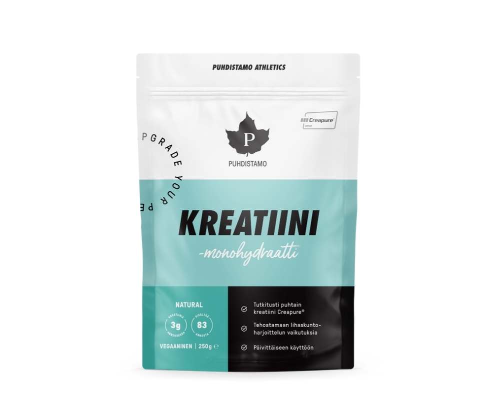 Puhdistamo Athletics Kreatiini (Creapure), 250&nbsp;g