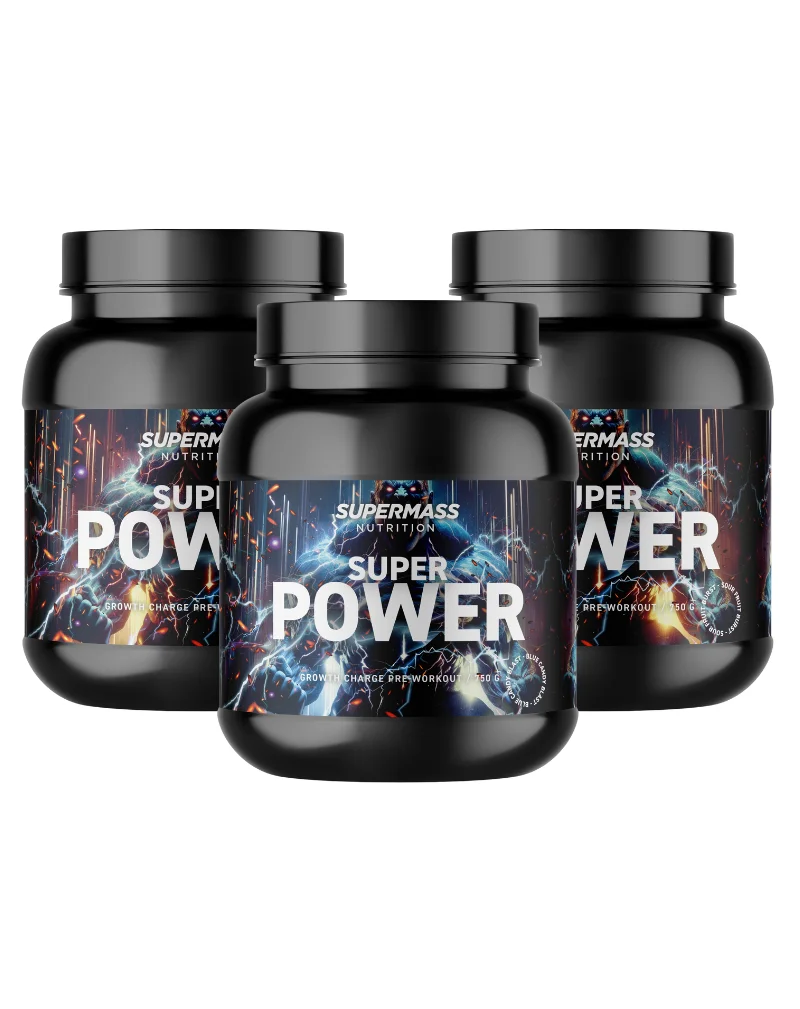 Big Buy: 3 kpl Supermass Nutrition SUPER POWER (2,25 kg)