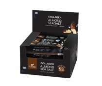 12 kpl Foodin Collagen Protein Bar, 50&nbsp;g, Almond Sea Salt