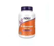 NOW Foods D-Mannose 500 mg, 120 kaps.