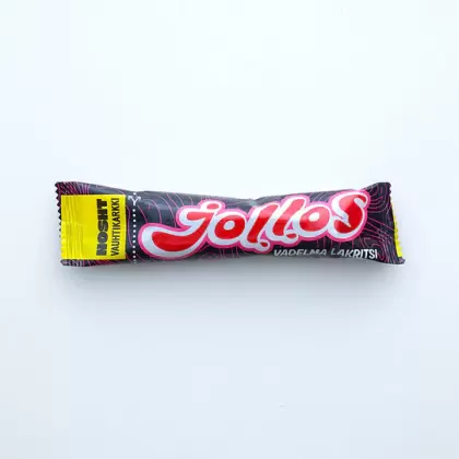 Nosht Jollos Vauhtikarkki, 52&nbsp;g, Vadelma-Lakritsi