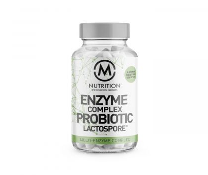 M-Nutrition Enzyme Complex & Probiotic Lactospore, 100 kaps.