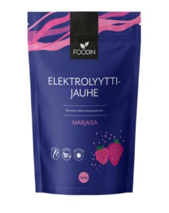 FOODIN Elektrolyyttijauhe, 240 g, Marjaisa
