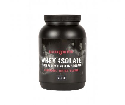 BIGGER=BETTER Whey Isolate, 750&nbsp;g, Chocolate Toffee