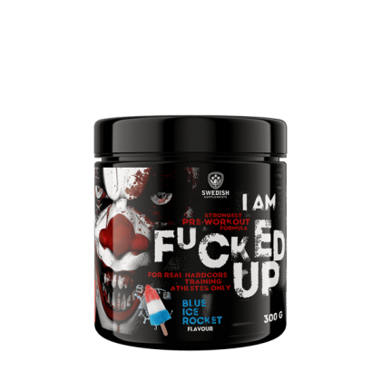 Swedish Supplements I Am Fucked Up Joker Edition, 300&nbsp;g, Blue Ice Rocket