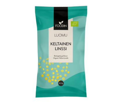 Foodin Keltainen linssi, 400&nbsp;g