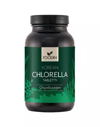 Foodin Korean Chlorella tabletti, 110&nbsp;g (09/26)