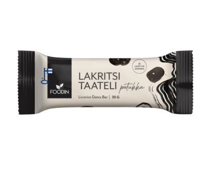 Foodin Lakritsitaatelipatukka, 35&nbsp;g