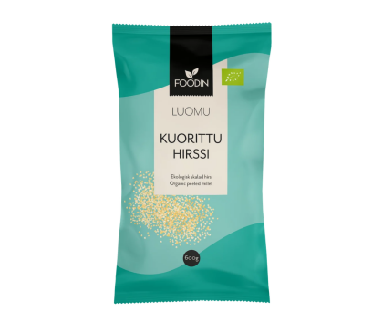 Foodin Luomu Kuorittu hirssi, 600&nbsp;g