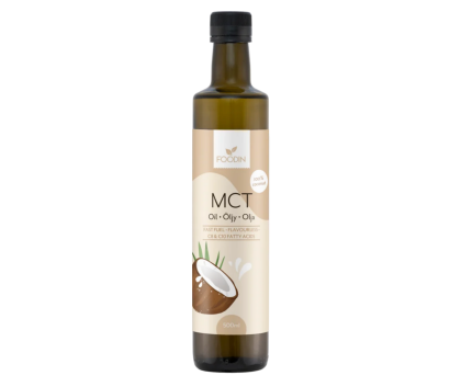 Foodin MCT-öljy (100% kookosöljypohjainen), 500 ml