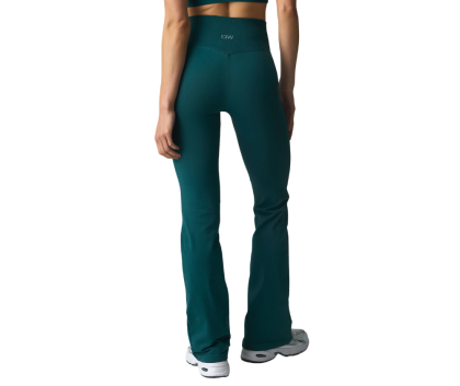 ICIW Define Seamless Flared Tights, Forest Green