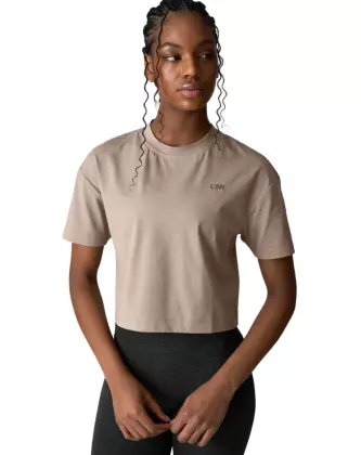 ICIW Everyday Cotton Cropped T-shirt (Kampanjatuote)