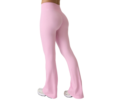 ICIW Smooth Seamless Flared Tights, Lady Pink