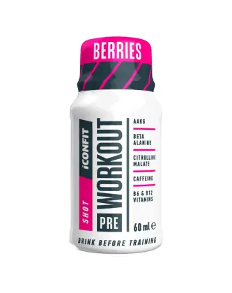 ICONFIT Pre-Workout Shot, 60 ml, Berries (04/26)