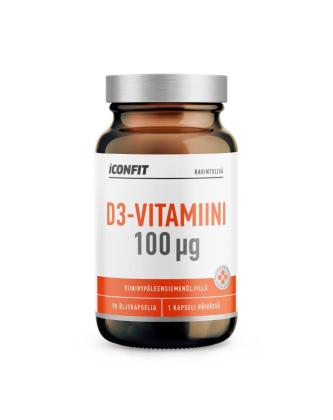 ICONFIT D3-vitamiini, 90 kaps., 100 mcg