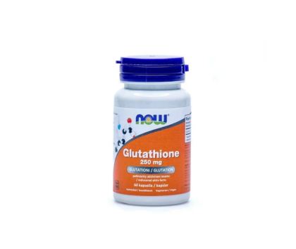 NOW Foods Glutathione 250 mg, 60 kaps.