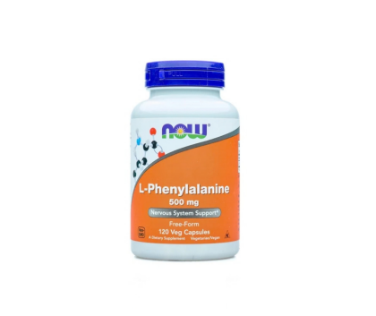 NOW Foods L-Phenylalanine 500 mg, 120 kaps.