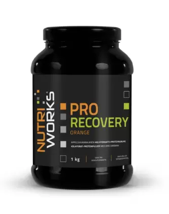 Nutri Works Black Line Pro Recovery, 1&nbsp;kg, Appelsiini