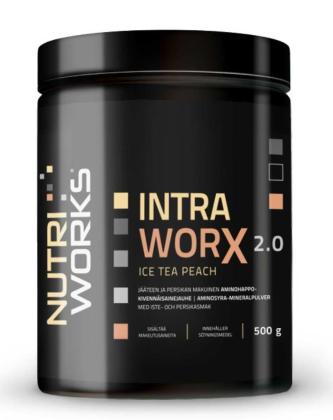 Nutri Works Intra WorX 2.0, 500&nbsp;g, Ice Tea Peach