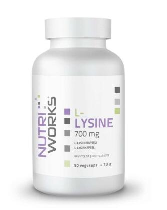 Nutri Works L-Lysine 700 mg, 90 kaps. (24.11.2026)