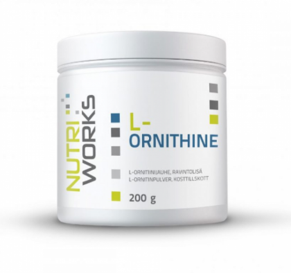Nutri Works L-Ornithine, 200&nbsp;g