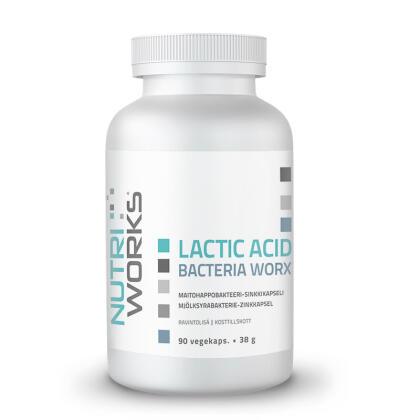 Nutri Works Lactic Acid Bacteria Worx, 90 kaps. (30.11.2026)