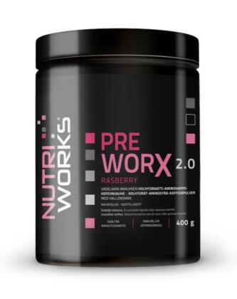 Nutri Works Pre WorX 2.0, 400&nbsp;g, Raspberry