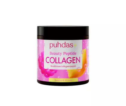Puhdas+ Beauty Peptide Collagen 80&nbsp;g, Vadelma & Sitruuna