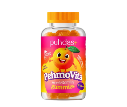 Puhdas+ PehmoVita Monivitamiini Gummies, 75 kpl