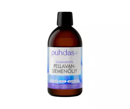 Puhdas+ Pellavansiemenöljy, 250 ml