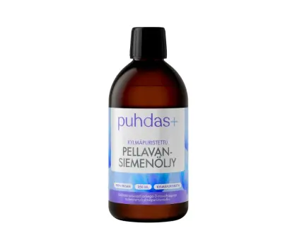 Puhdas+ Pellavansiemenöljy, 250 ml (päiväys 3/2027)